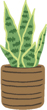 Potted Plant Illustration